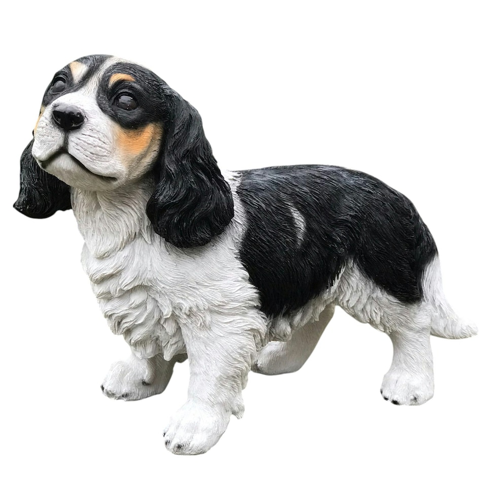 image 1 of Animal Crackers Cavalier King Charles Spaniel Figurine Home Or Garden Decoration