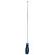 image 2 of Flat Head Extra Long Screwdriver Total Length 400mm with Rubber Handle TE692