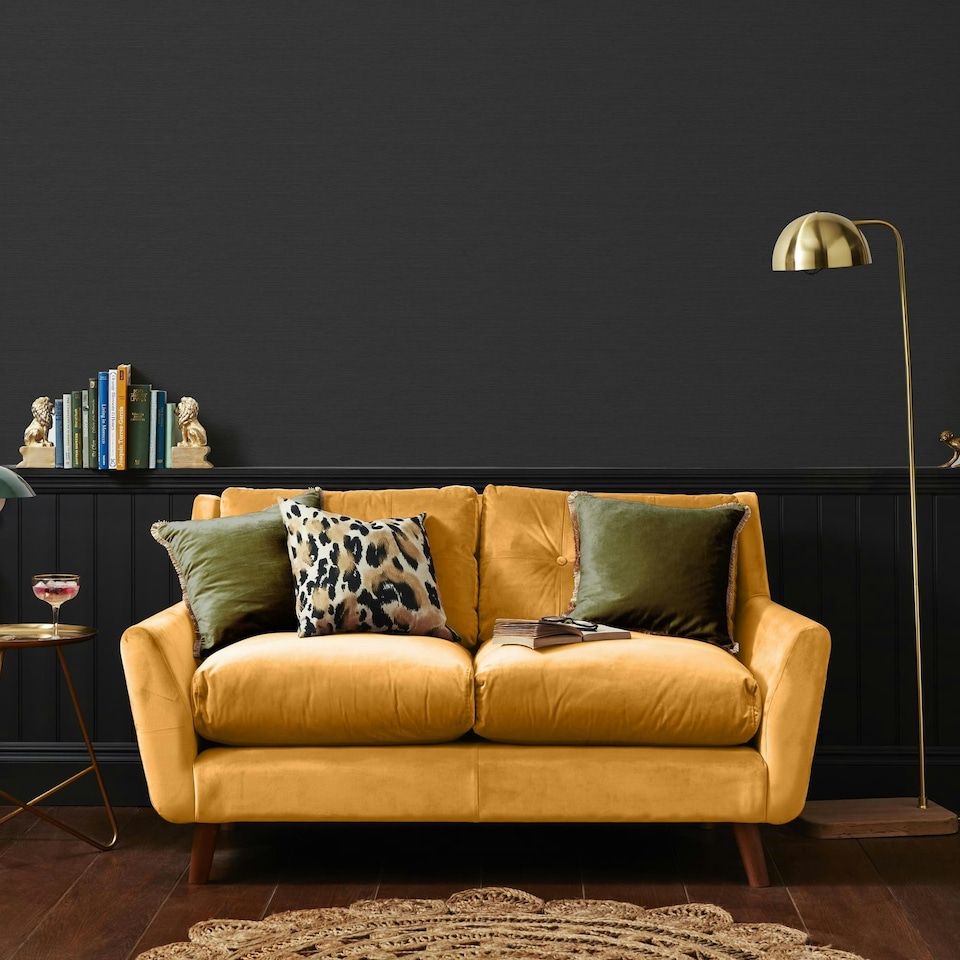 image 1 of Envy Stitch Please Night Wallpaper Black | Black