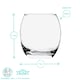 image 3 of Argon Tableware Tondo Whisky Glasses - 405ml - Clear - Pack of 6 Clear