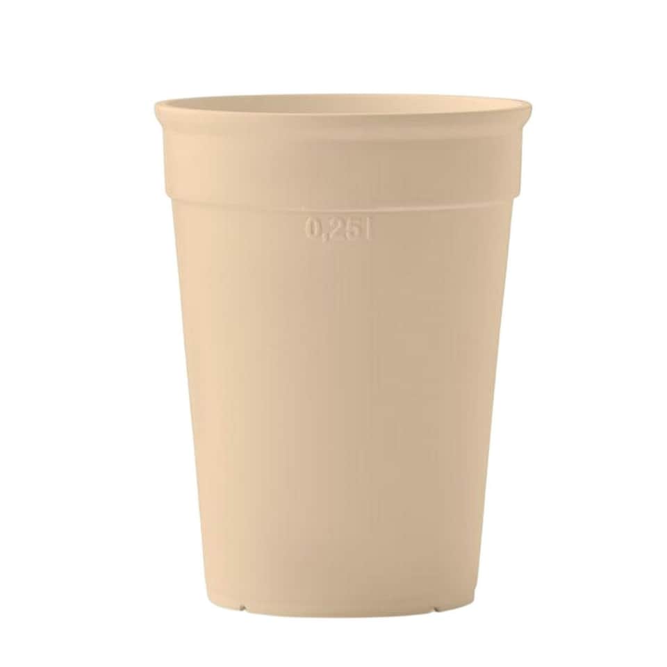 image 1 of MidOcean Awaycup 250ml Polypropylene Cup - Beige - One Size Brown