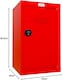image 2 of Phoenix CL Series CL0644RRC Size 3 Cube Locker in Red with Combination Lock