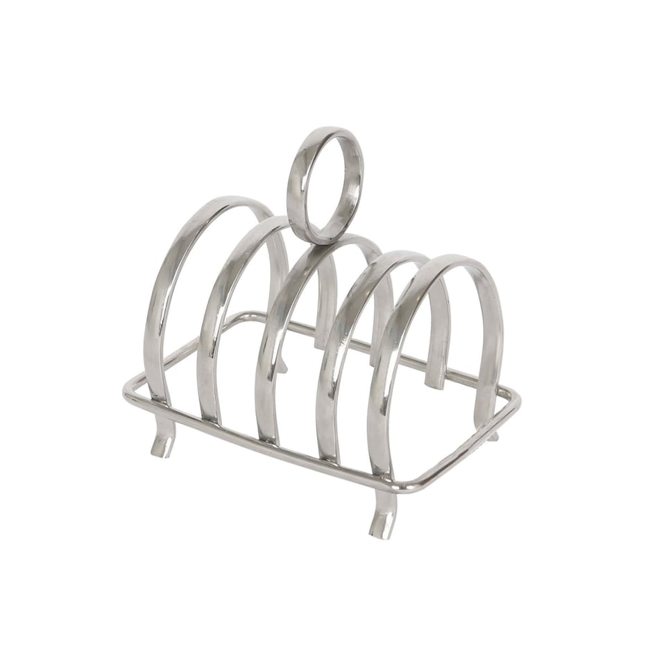 image 1 of Argon Tableware Stainless Steel Toast Rack - 4 Slices