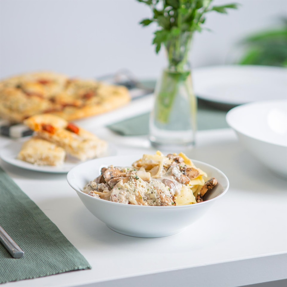 image 1 of Argon Tableware 18pc White Porcelain Dinner Set