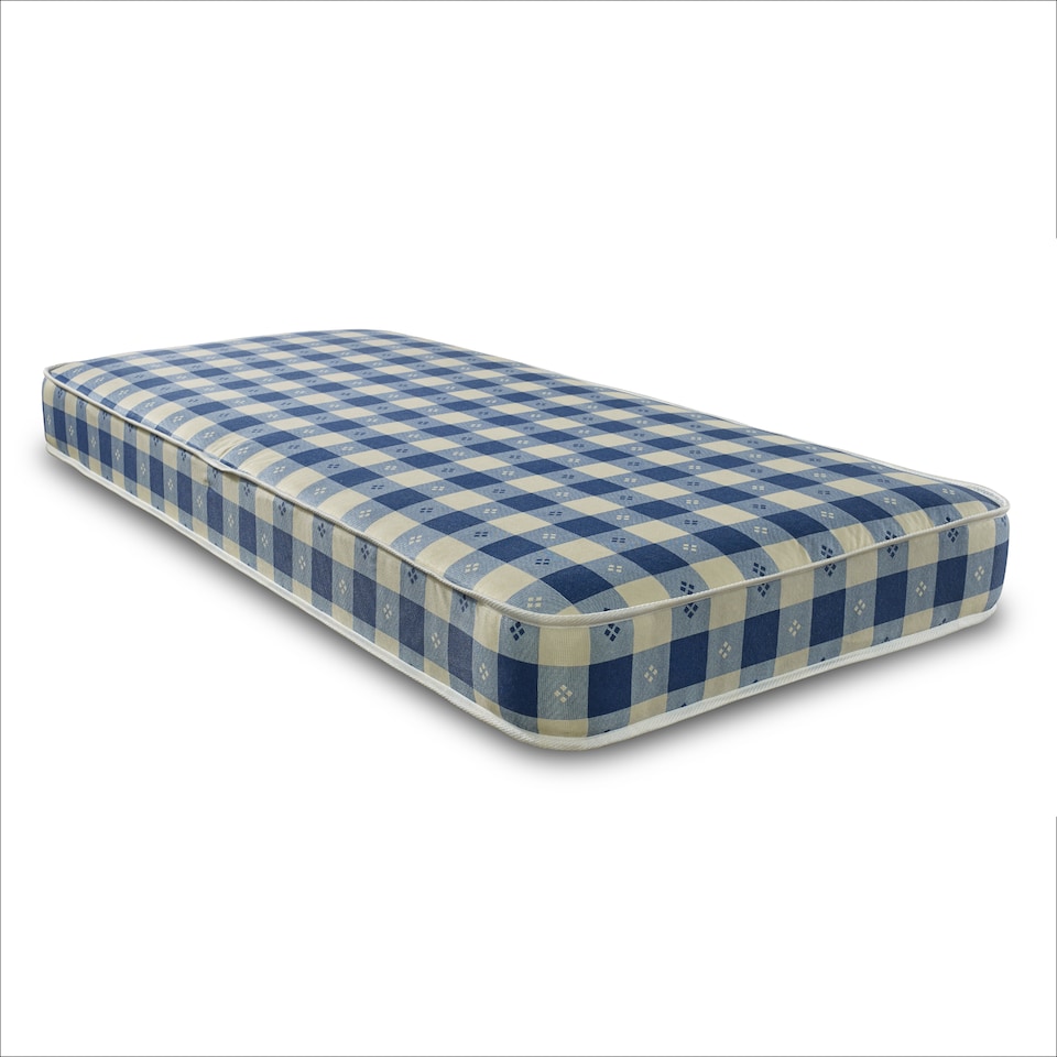 image 1 of Budget Plus Spring Mattress - 6.5 inch Deep, Durable Design | Blue
