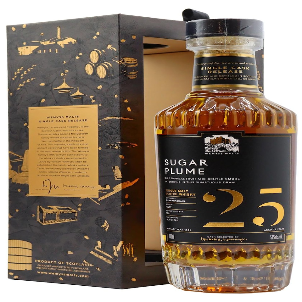 Bunnahabhain - Wemyss Malts - Sugar Plume Single Cask 25 year old Whisky