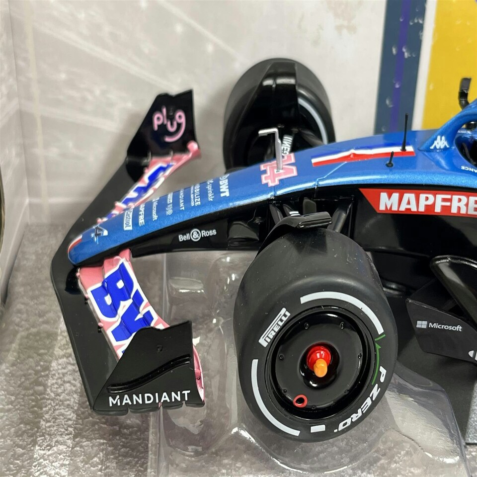 image 1 of Fernando Alonso #14 Alpine A522 Monaco GP 2022 1:18 Scale Solido 1808803