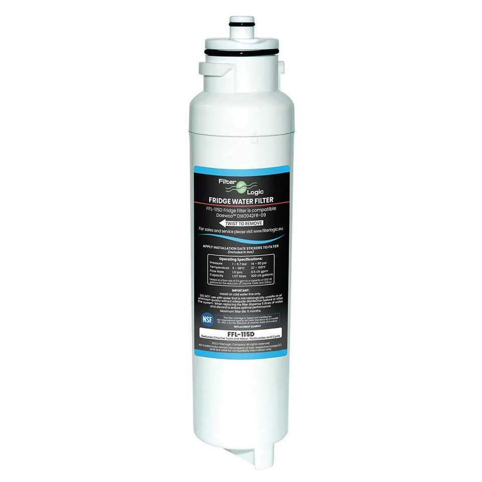 image 1 of FilterLogic FFL-115D Fridge Water Filter Compatible with Daewoo DW2042FR-09