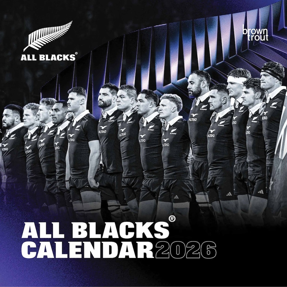 image 1 of All Blacks 2026 Square BTAU Calendar