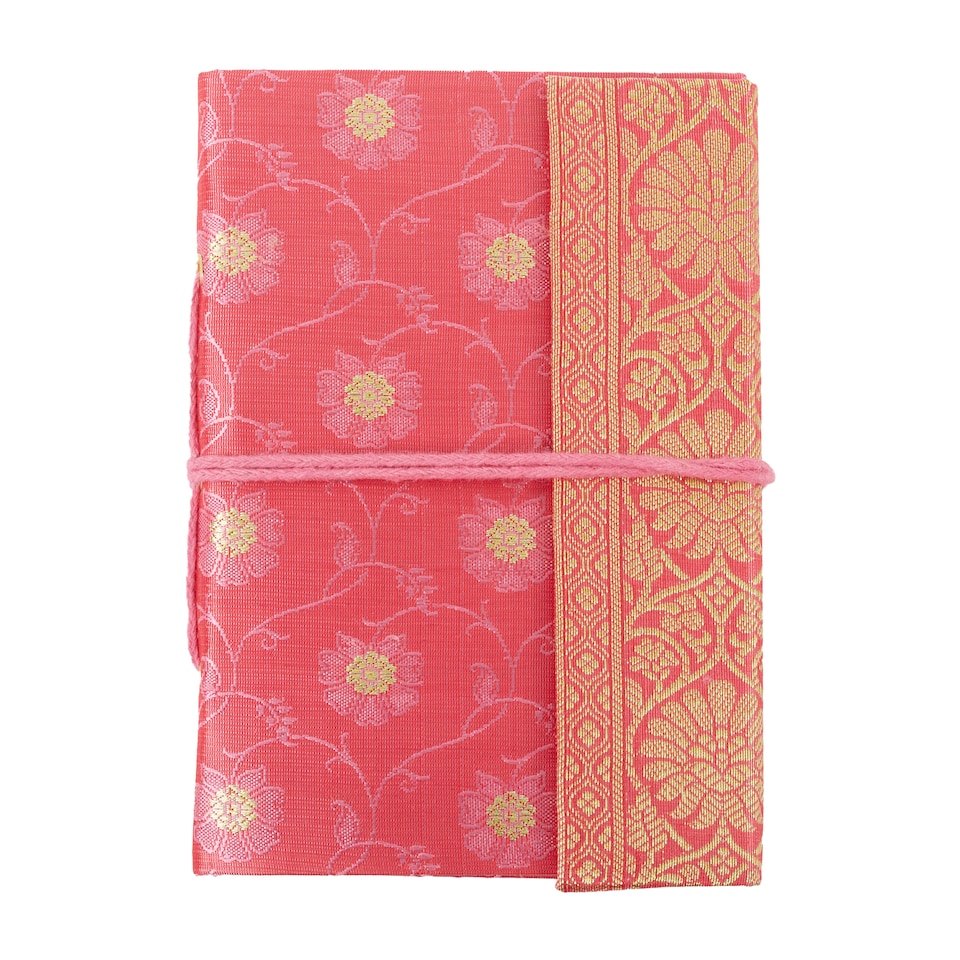 image 1 of Medium Sari Fabric Notebook