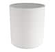 image 1 of Contemporary and Elegant Ivory White Linen Fabric 18cm High Cylinder Lamp Shade | White
