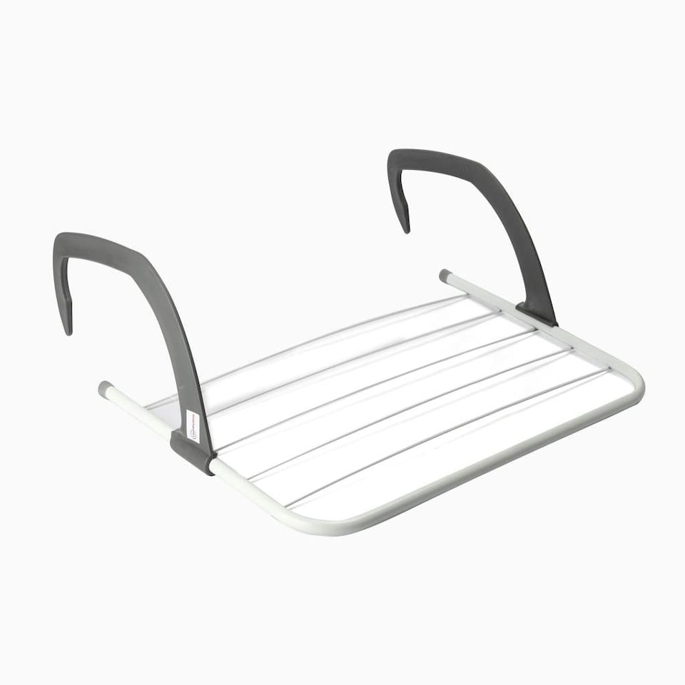 image 1 of Over Radiator Airer Clothes Washing Drying Indoor Rack Adjustable Rail Dryer