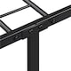 image 4 of Yaheetech 3ft Single Vintage Iron Platform Bed with High Headboard Black