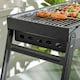 image 8 of Outsunny Portable Charcoal Grill with Pull-Out Charcoal Basin