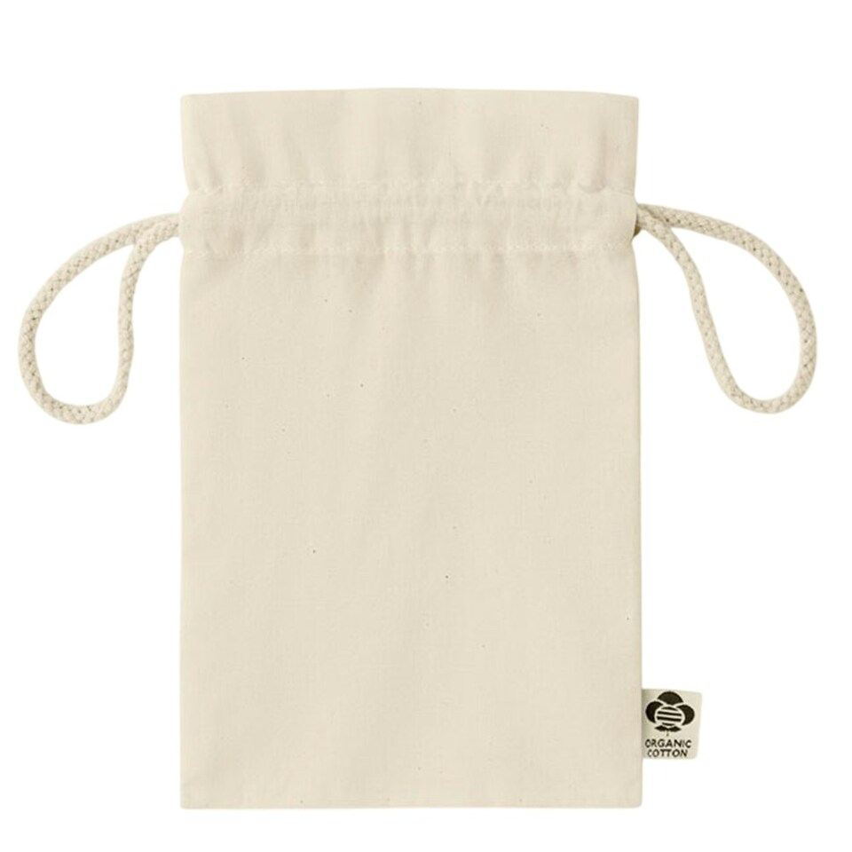image 1 of MidOcean Amber Organic Cotton Gift Bag - Beige - 22cm x 14cm Brown | 22cm x 14cm