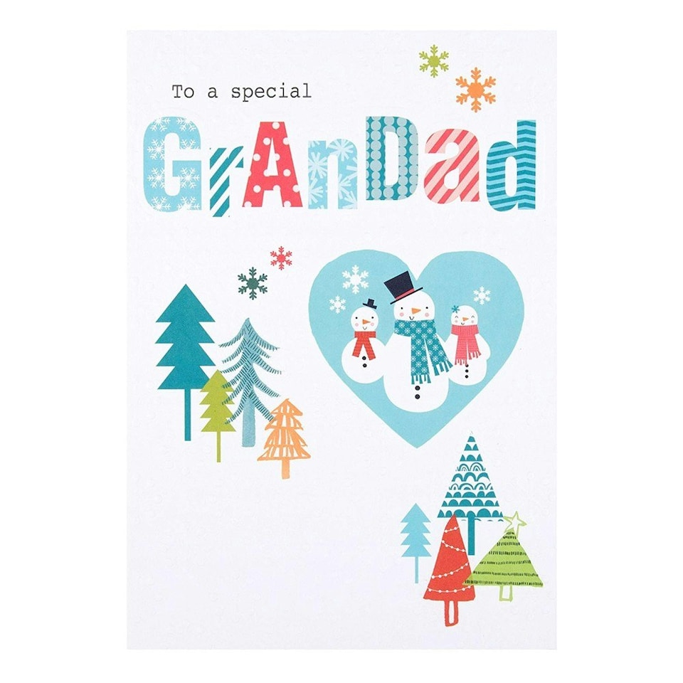 image 1 of Grandad Christmas Card 'Really Happy'