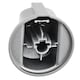 image 3 of SPARES2GO Control Knob Switch Button for Indesit Oven Cooker (Pack of 3, Silver / Inox)