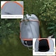 image 5 of Outsunny Pop up Camping Tent for 2 Man, 2000mm Waterproof with Carry Bag, Grey | Orange | Grey and Orange