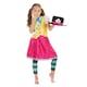image 2 of Bristol Novelty Childrens/Girls Mad Hatter Girl Costume - Multicoloured - L L