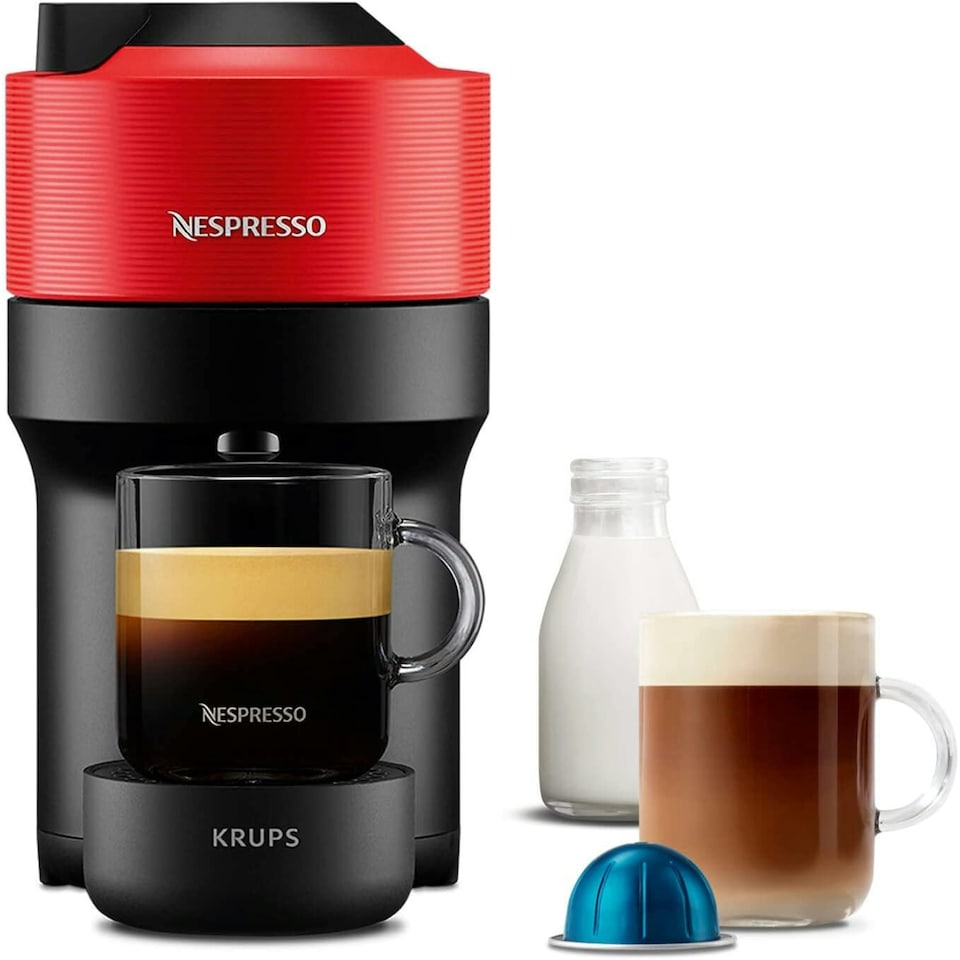 image 1 of Nespresso Vertuo Pop Coffee Machine - Red