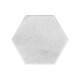 image 4 of Argon Tableware Hexagonal Marble Coasters - 10cm - White - Pack of 6