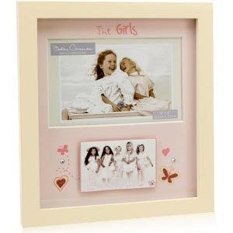 image 1 of Betsy Cameron MDF Landscape Frame 3D The Girls Photo Frame The girl 4x6"