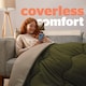 image 7 of Silentnight 10.5 Tog Seersucker Coverless Duvet and Pillowcase Set N/A | Olive/Natural | Super King