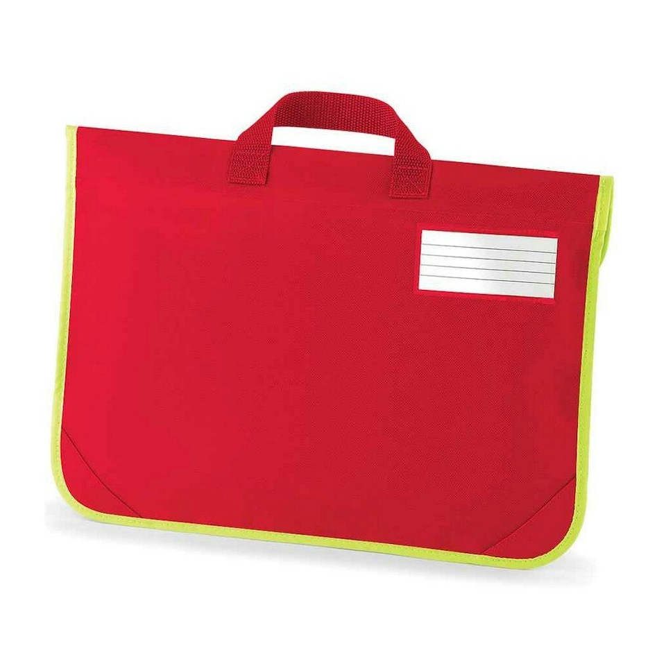 image 1 of Quadra Hi-Vis Book Bag - Classic Red - One Size