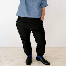The Assembly Line Almost Long Trousers Paper Sewing Pattern – Women’s Trousers, Sizes XS–L, Easy