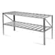 image 1 of Lacewing Traditional 2 Tier Greenhouse Staging Shelving Bench in Silver 126cm