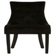 image 4 of Interiors by Premier Black Velvet Chair, Enchanting Sleep Chair, Easy to Assemble Borg Chair, Comfy Dining Chair