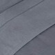 image 4 of Homescapes Dark Grey Linen Flat Sheet, Super King Grey | Super King