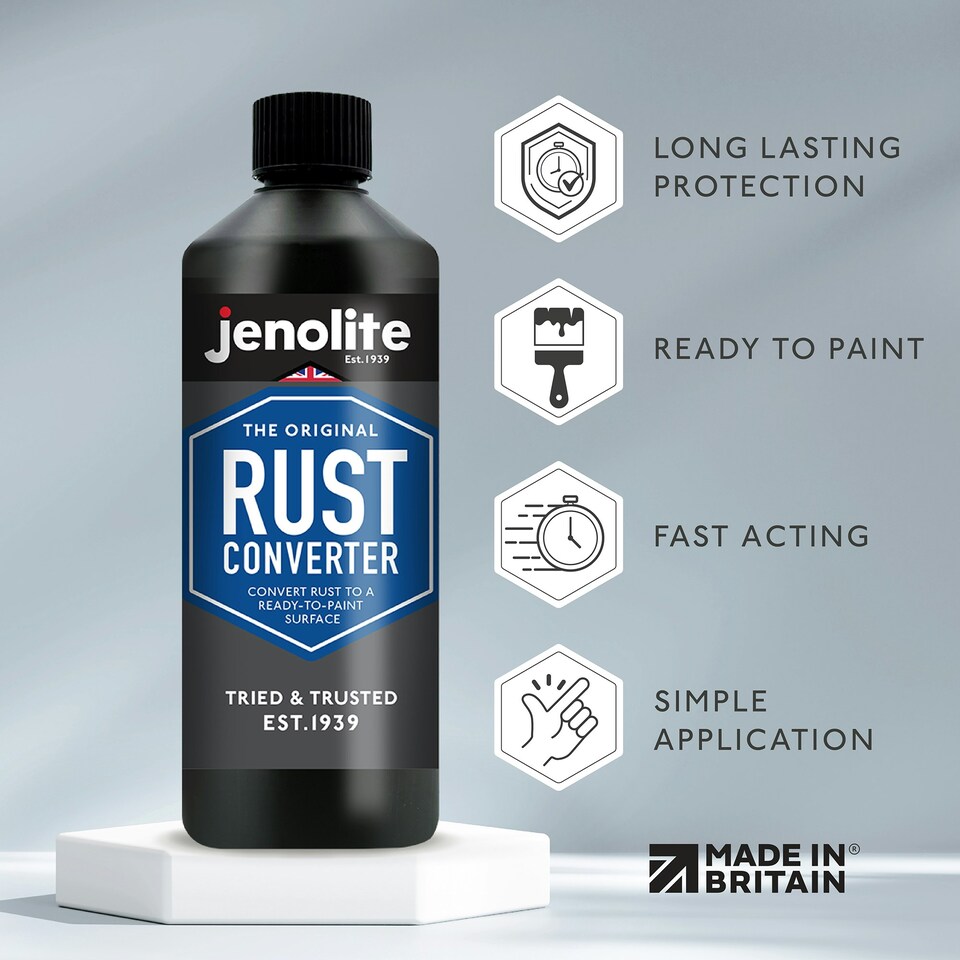 image 1 of Jenolite Ready to Paint Rust Converter - 500ml