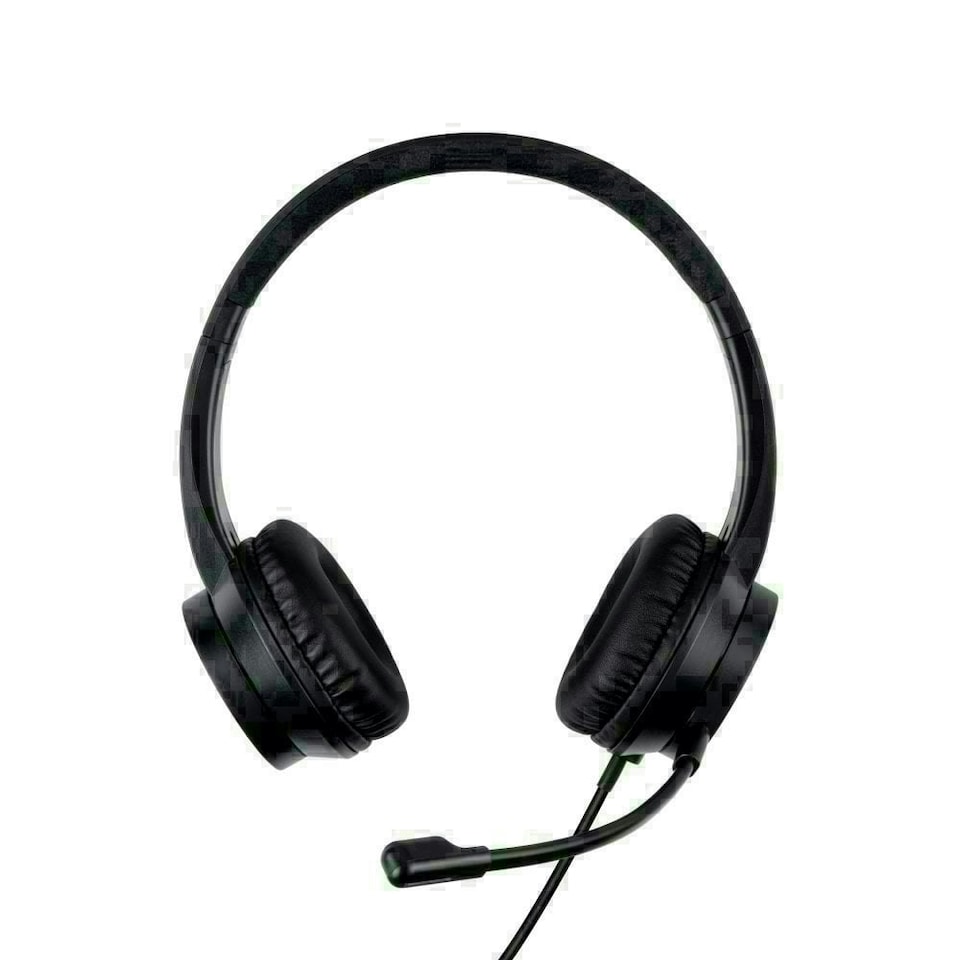 image 1 of USB-C Office Headset with USB A to C Adapter Grey