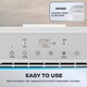 image 2 of Daewoo 12L Dehumidifier with Laundry Mode, Quiet & Continuous Drain