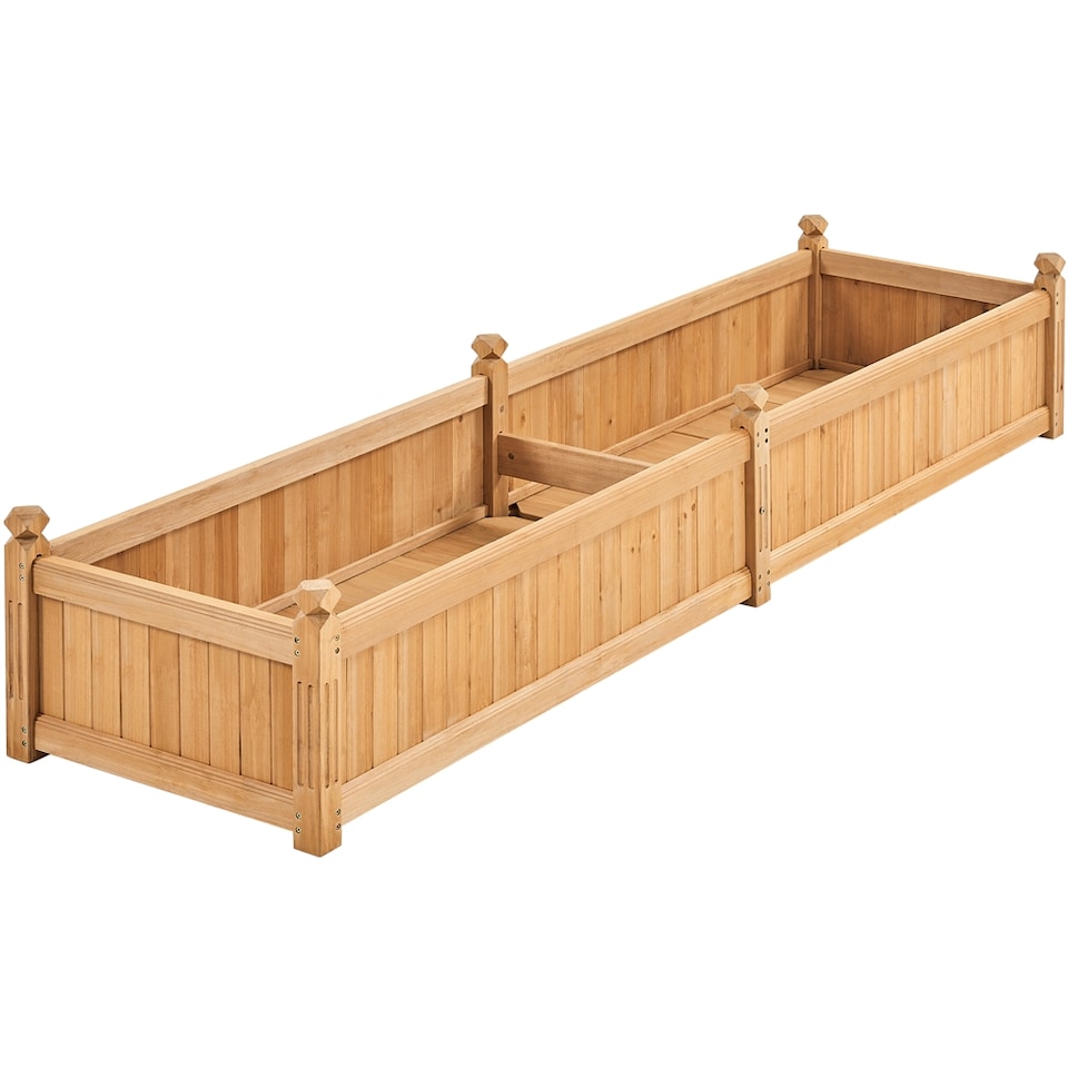 image 1 of Yaheetech Wooden Raised Garden Bed-221 cm L