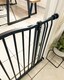image 10 of Safetots Extra Tall Curved Top Safety Gate, 171cm - 180cm, Matt Black, Extra Tall 100cm in Height, Pressure Fit Stair Gate | Black