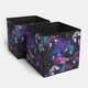 image 4 of OHS 2 Pack Folding Storage Gaming Print Cubes Space Saving Home Bedroom Clothes Toy Organiser | Black
