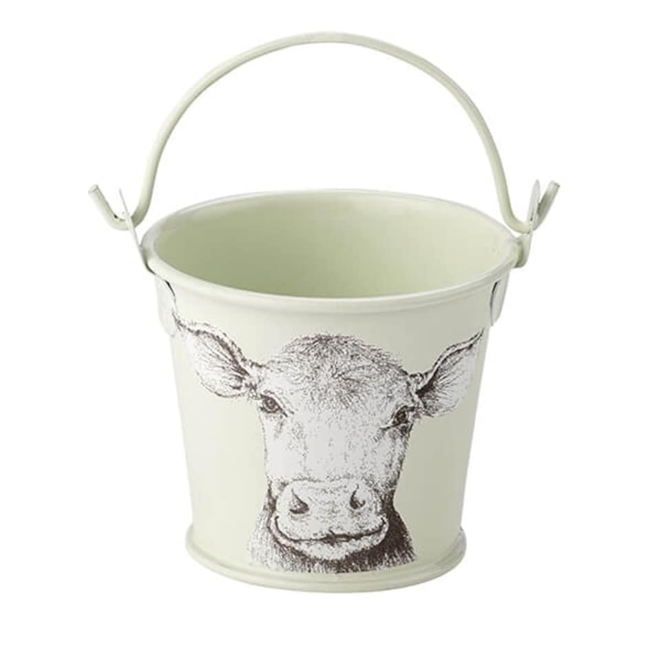 image 1 of English Tableware Company Fieldview Farm Set of 4 Egg Cup Pails
