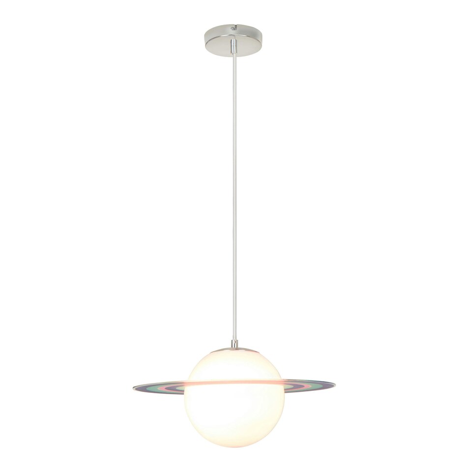 image 1 of BHS Glow Kid's 1 Light Saturn Pendant, Blue