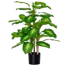 HOMCOM Artificial Evergreen Tree Fake Decorative Plant in Nursery Pot for Indoor Decor, 95cm