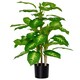 image 1 of HOMCOM Artificial Evergreen Tree Fake Decorative Plant in Nursery Pot for Indoor Decor, 95cm