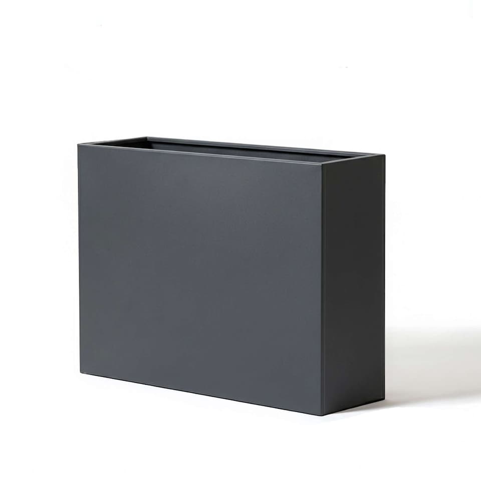 image 1 of Large Metal Planter 90cm x 82cm - Grey | Grey | Grey | 1