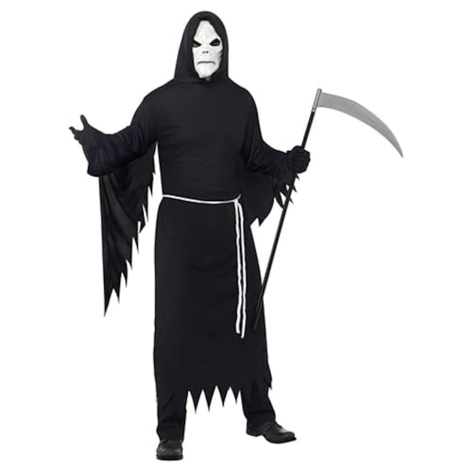 image 1 of Grim Reaper Fancy Dress Costume Unisex Adult Large