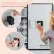image 6 of COSTWAY Pretend Play Kitchen Kids Wooden Toy Set Kitchen Accessory Playset Grey