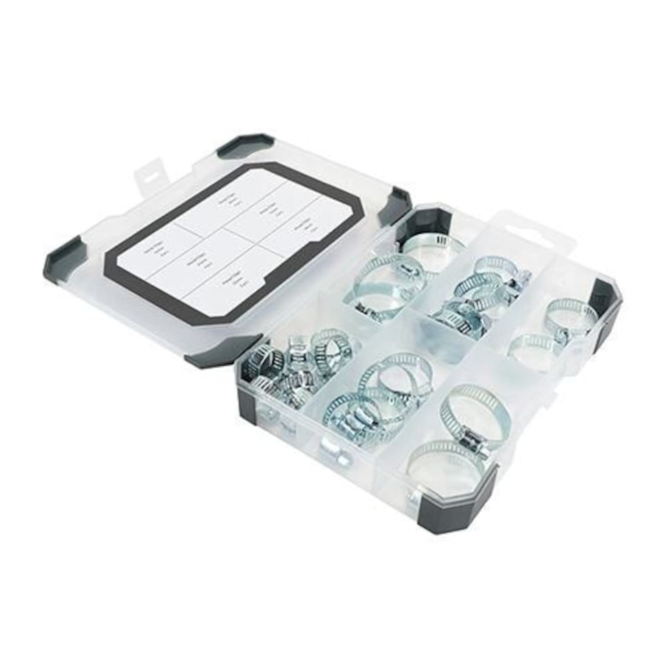 image 1 of Timco - Mixed Tray - Hose Clips (Size 25pcs - 25 Pieces)