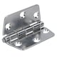 image 4 of Polished Butterfly Door Hinge 8 PackStainless Steel 75mm x 73mm 316 Marine Cabin