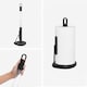 image 2 of Simplehuman Kitchen Roll Holder with built in Spray Bottle Pump, Mattee Black Steel | Black | Matte Black Steel | 1