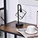 image 9 of HOMCOM Industrial-Style Side Table w/ Drawer Open Shelf Steel Frame Base Retro Black