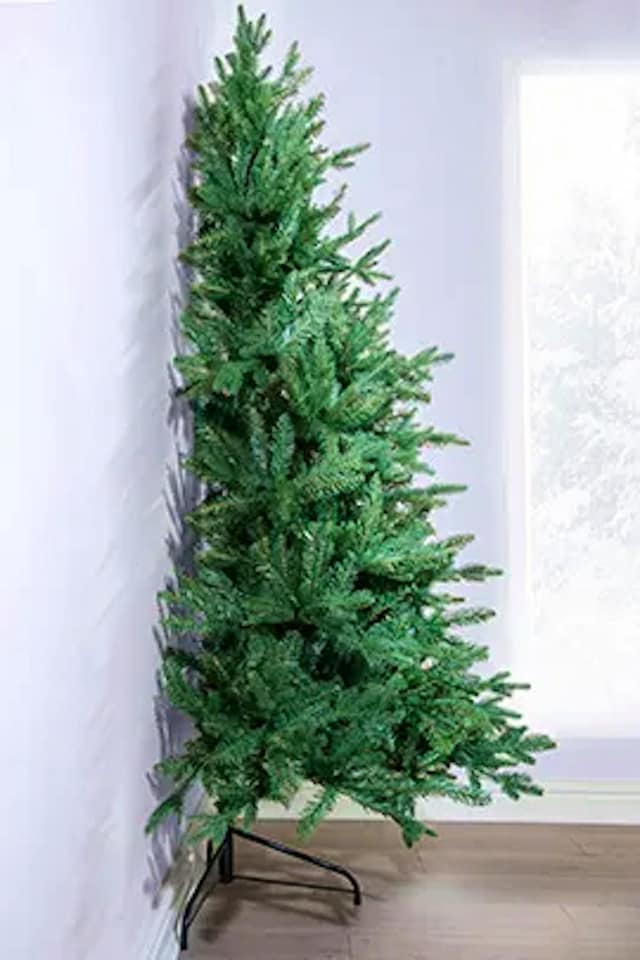 image 1 of Christmas Tree World 4ft Woodland Pine Half Tree